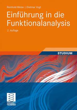 Einführung in die Funktionalanalysis de Reinhold Meise