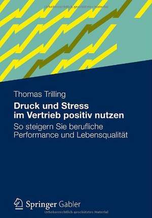 Druck und Stress im Vertrieb positiv nutzen: So steigern Sie berufliche Performance und Lebensqualität de Thomas Trilling