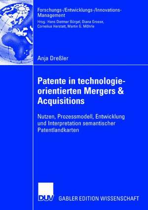 Patente in technologieorientierten Mergers & Acquisitions: Nutzen, Prozessmodell, Entwicklung und Interpretation semantischer Patentlandkarten de Andrew Gamble