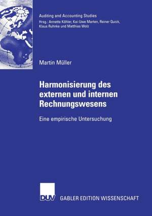 Harmonisierung des externen und internen Rechnungswesens: Eine empirische Untersuchung de Martin Müller