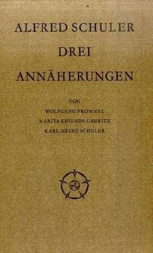 Alfred Schuler. Drei Annäherungen de Wolfgang Frommel