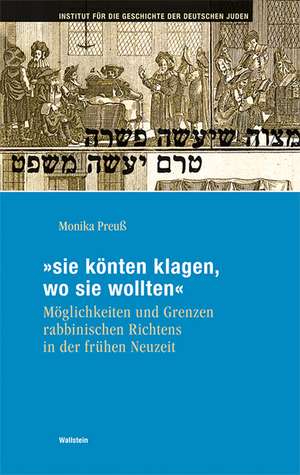 »sie könten klagen, wo sie wollten« de Monika Preuß