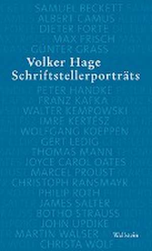 Schriftstellerporträts de Volker Hage