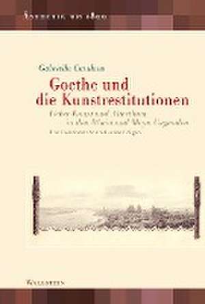 Goethe und die Kunstrestitutionen de Gabriella Catalano