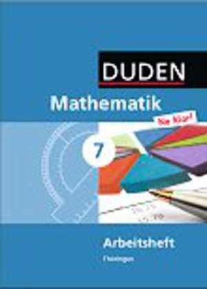 Duden Mathematik - Sekundarstufe I - Gymnasium Thüringen - 7. Schuljahr, Arbeitsheft de Ingrid Biallas