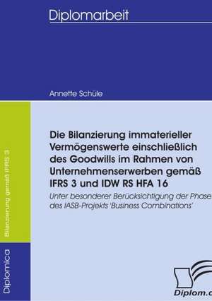 Die Bilanzierung Immaterieller Verm Genswerte Einschlie Lich Des Goodwills Im Rahmen Von Unternehmenserwerben Gem Ifrs 3 Und Idw RS Hfa 16: Wie Man in Mesopotamien Karriere Machte de Annette Schüle