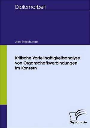 Kritische Vorteilhaftigkeitsanalyse Von Organschaftsverbindungen Im Konzern: Wie Man in Mesopotamien Karriere Machte de Jens Patschureck