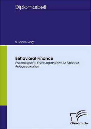 Behavioral Finance de Susanne Voigt