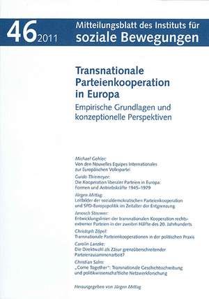 Transnationale Parteienkooperation in Europa