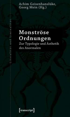 Monströse Ordnungen de Rasmus Overthun