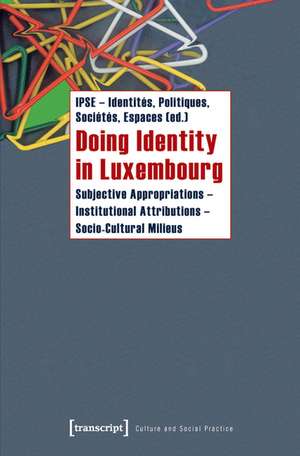 Doing Identity in Luxembourg: Subjective Appropriations - Institutional Attributions - Socio-Cultural Milieus de IPSE - Identits Politiques Socits Espaces