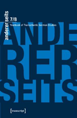 andererseits – Yearbook of Transatlantic German – 2018–19 de William Collins Donahue