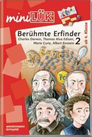 miniLÜK. Erfindungen und Erfinder 2: Darwin, Edison, Curie, Einstein de Babette Burgtorf