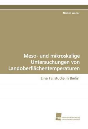 Meso- und mikroskalige Untersuchungen von Landoberflächentemperaturen de Nadine Weber