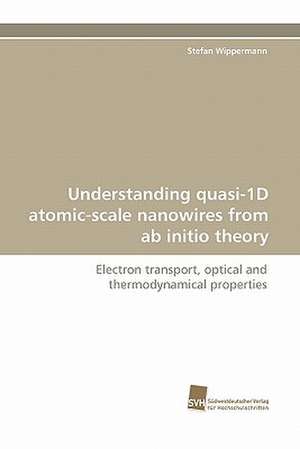 Understanding Quasi-1d Atomic-Scale Nanowires from AB Initio Theory: From Bulk to Heterostructures de Stefan Wippermann