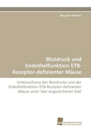 Blutdruck Und Endothelfunktion Etb-Rezeptor-Defizienter Mause: An Immunmodulatory Setscrew de Benjamin Rebhan