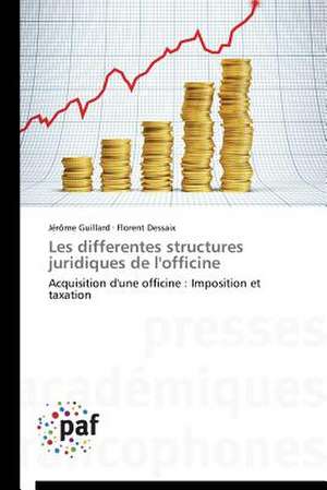 Les differentes structures juridiques de l'officine de Jérôme Guillard