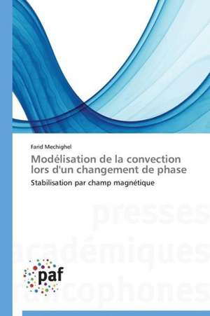 Modélisation de la convection lors d'un changement de phase de Farid Mechighel