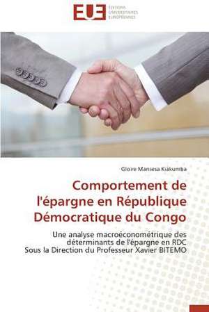 Comportement de L'Epargne En Republique Democratique Du Congo