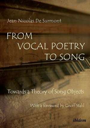 From Vocal Poetry to Song de Jean Nicolas De Surmont