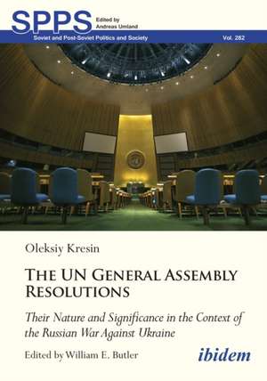 United Nations General Assembly Resolutions de Oleksiy V. Kresin