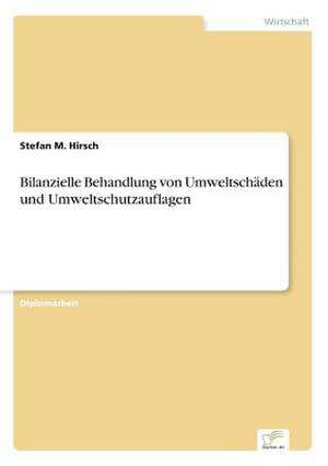 Bilanzielle Behandlung von Umweltschäden und Umweltschutzauflagen de Stefan M. Hirsch