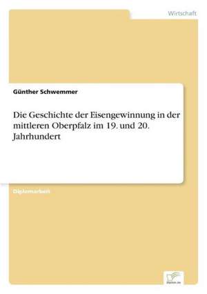 Die Geschichte der Eisengewinnung in der mittleren Oberpfalz im 19. und 20. Jahrhundert de Günther Schwemmer