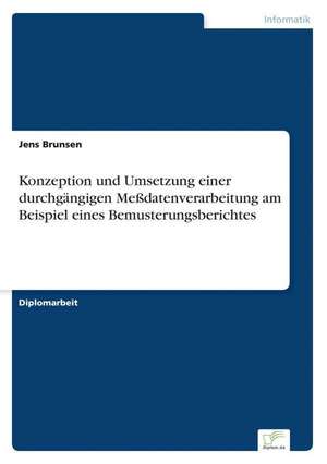 Konzeption und Umsetzung einer durchgängigen Meßdatenverarbeitung am Beispiel eines Bemusterungsberichtes de Jens Brunsen