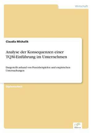 Analyse der Konsequenzen einer TQM-Einführung im Unternehmen de Claudia Michalik