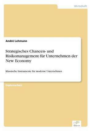 Strategisches Chancen- und Risikomanagement für Unternehmen der New Economy de André Lehmann