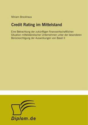 Credit Rating im Mittelstand de Miriam Brockhaus