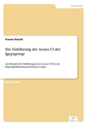 Die Einführung der neuen CI der Igepagroup de Franco Rocchi