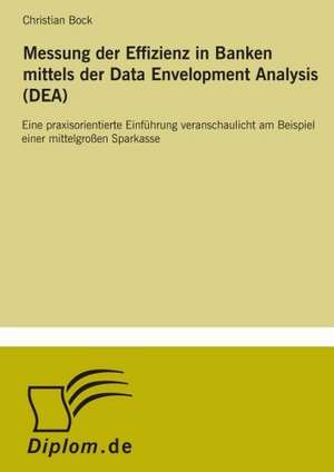 Messung der Effizienz in Banken mittels der Data Envelopment Analysis (DEA) de Christian Bock