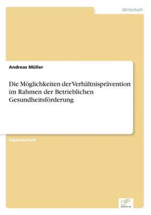 Die Moglichkeiten Der Verhaltnispravention Im Rahmen Der Betrieblichen Gesundheitsforderung: Messung Des E-Business-Erfolges de Andreas Müller