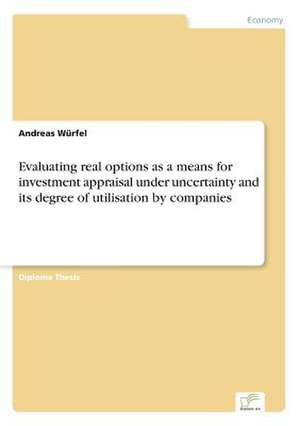 Evaluating Real Options as a Means for Investment Appraisal Under Uncertainty and Its Degree of Utilisation by Companies: Messung Des E-Business-Erfolges de Andreas Würfel