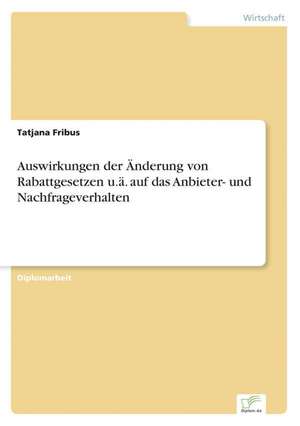 Auswirkungen Der Anderung Von Rabattgesetzen U.A. Auf Das Anbieter- Und Nachfrageverhalten: Optionspreistheorie Zur Bewertung Von Investitionen Mit Einem Beispiel Aus Der Softwareentwicklung de Tatjana Fribus