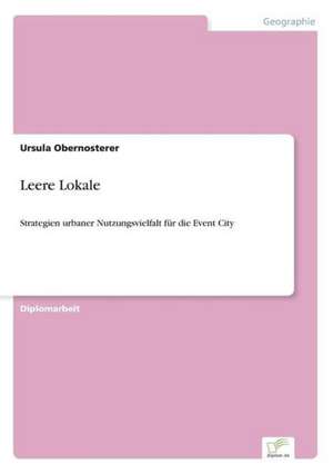 Leere Lokale de Ursula Obernosterer