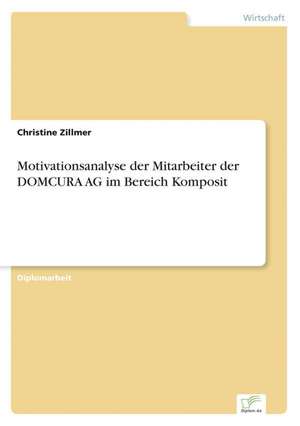 Motivationsanalyse Der Mitarbeiter Der Domcura AG Im Bereich Komposit: Goodwill and Other Intangible Assets de Christine Zillmer