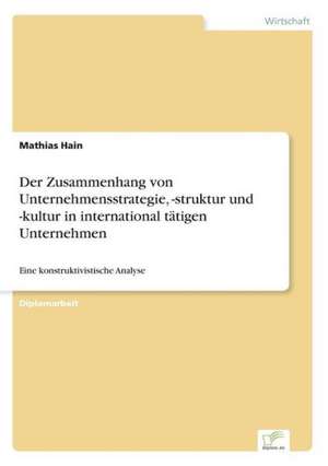 Der Zusammenhang Von Unternehmensstrategie, -Struktur Und -Kultur in International Tatigen Unternehmen: Goodwill and Other Intangible Assets de Mathias Hain