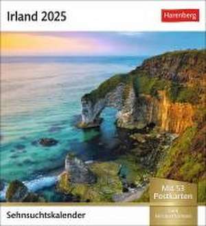 Irland Sehnsuchtskalender 2025 - Wochenkalender mit 53 Postkarten de Rainer Großkopf