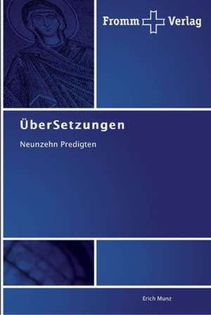 ÜberSetzungen de Erich Munz