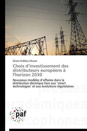 Choix d¿investissement des distributeurs européens à l'horizon 2030 de Alvaro Andaluz-Alcazar