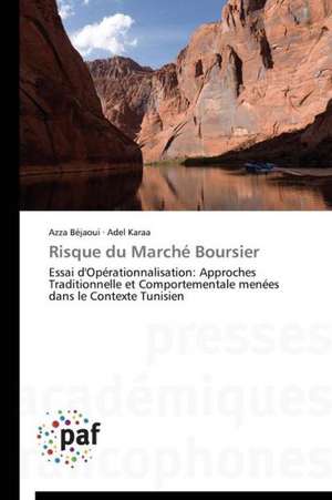 Risque du Marché Boursier de Azza Béjaoui