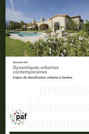 Dynamiques urbaines contemporaines de Ousmane Sall