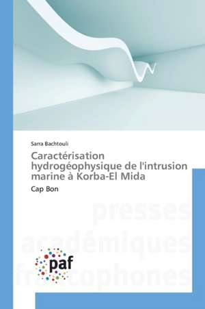 Caractérisation hydrogéophysique de l'intrusion marine à Korba-El Mida de Sarra Bachtouli