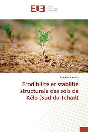 Erodibilite Et Stabilite Structurale Des Sols de Kelo (Sud Du Tchad): Kanban de Bangoba Kaguina