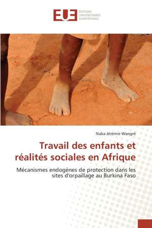 Travail Des Enfants Et Realites Sociales En Afrique: Pratiques Actuelles de Production de Naba Jérémie Wangré