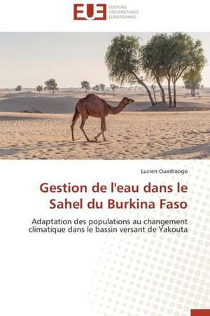 Gestion de L'Eau Dans Le Sahel Du Burkina Faso: Cas Du Maroc de Lucien Ouedraogo