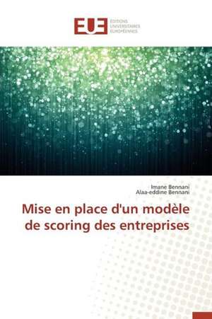 Mise En Place D'Un Modele de Scoring Des Entreprises: Perception Et Realite de Imane Bennani