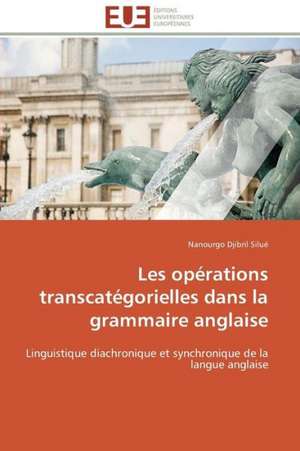 Les Operations Transcategorielles Dans La Grammaire Anglaise: Theorie Et Application de Nanourgo Djibril Silué